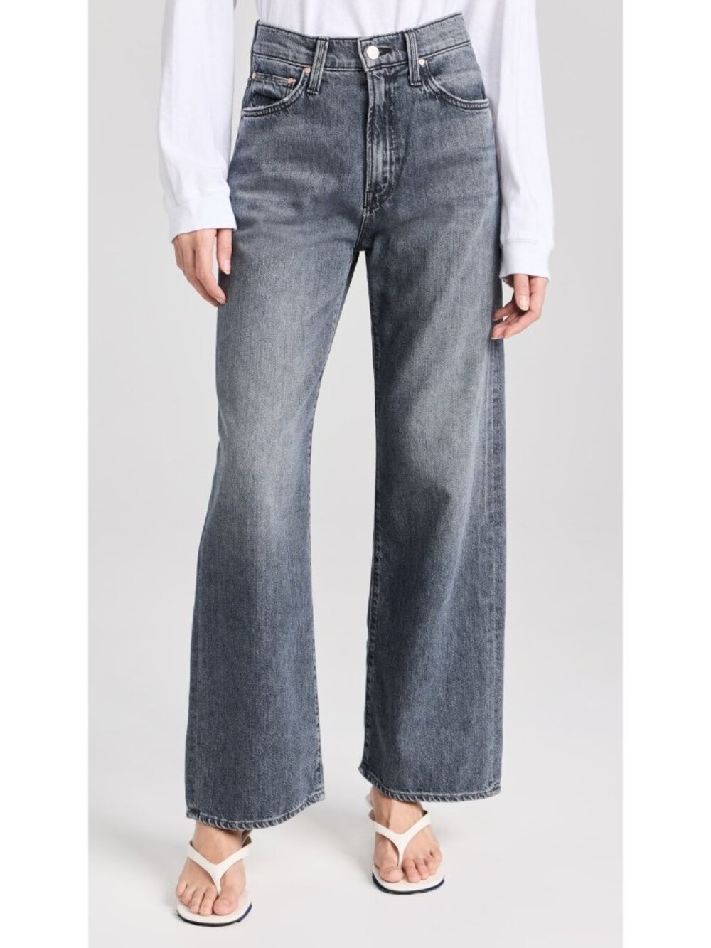 NWT Mother The Dodger Ankle in Off The Beaten Path Wide Leg Rigid Jeans 30 - Picture 12 of 14